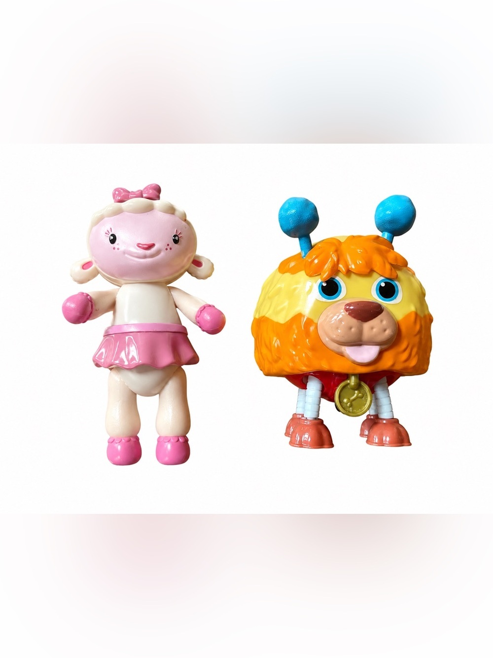 Disney Junior Doc McStuffins Lambie & Findo Figure Lot 2 Just Play Toy Set